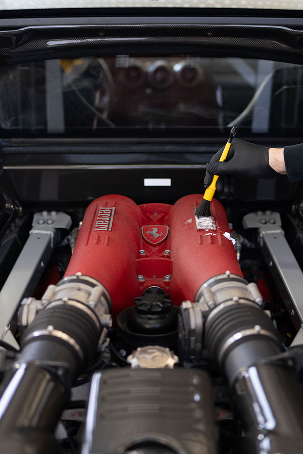 Unterboden–&-Motorraumreinigung